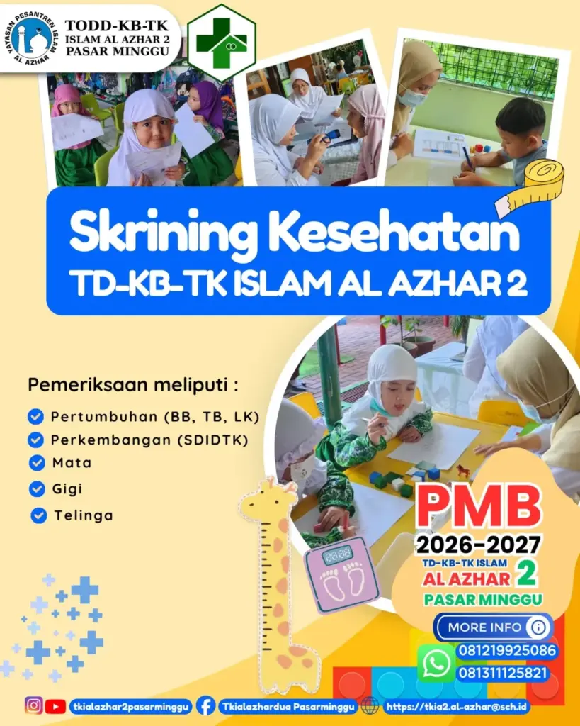 Skrining Kesehatan di TK Islam Al Azhar 2 Pasar Minggu
