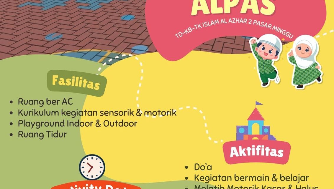Daycare Islami Nyaman di TK Islam Al Azhar 2 Pasar Minggu