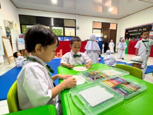 Kegiatan Menggambar & Mewarnai TKIA 2 Pasar Minggu